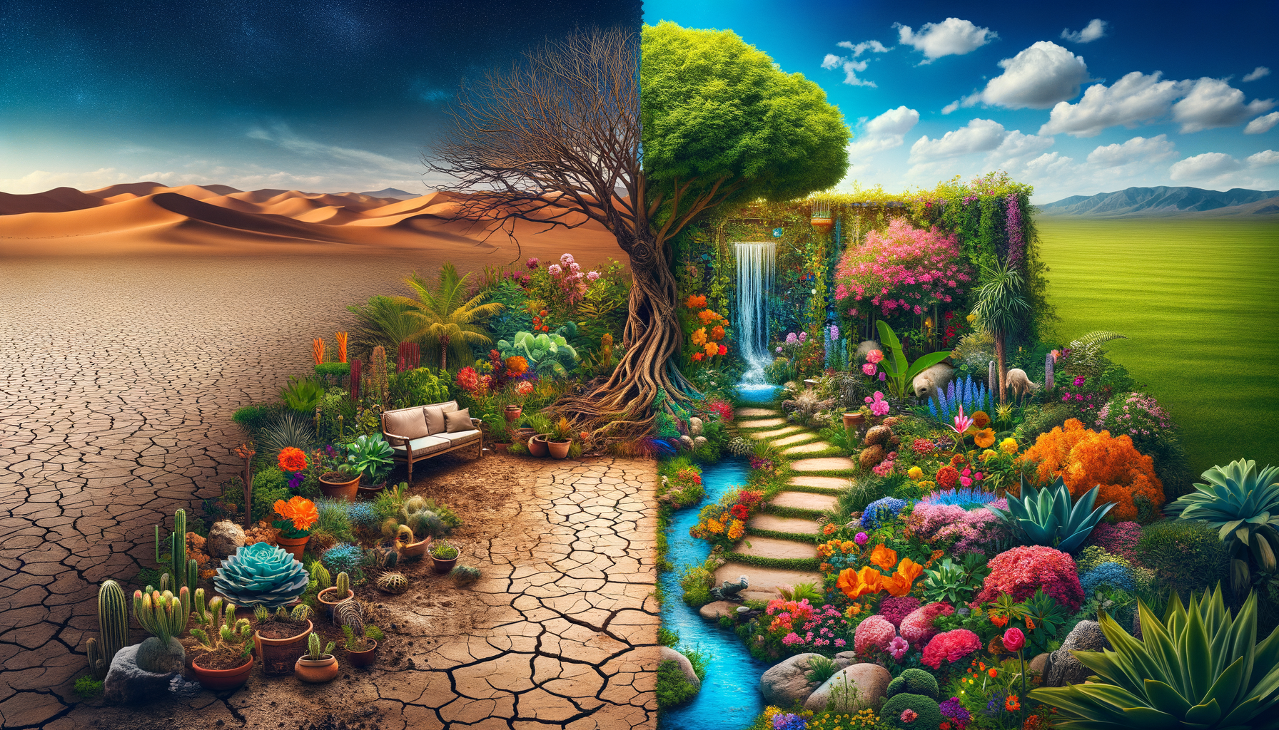 Garden transformation